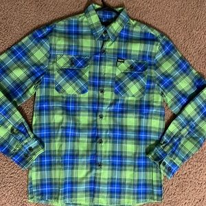Flannel Bunker “Drop Em Wear” mens small flannel